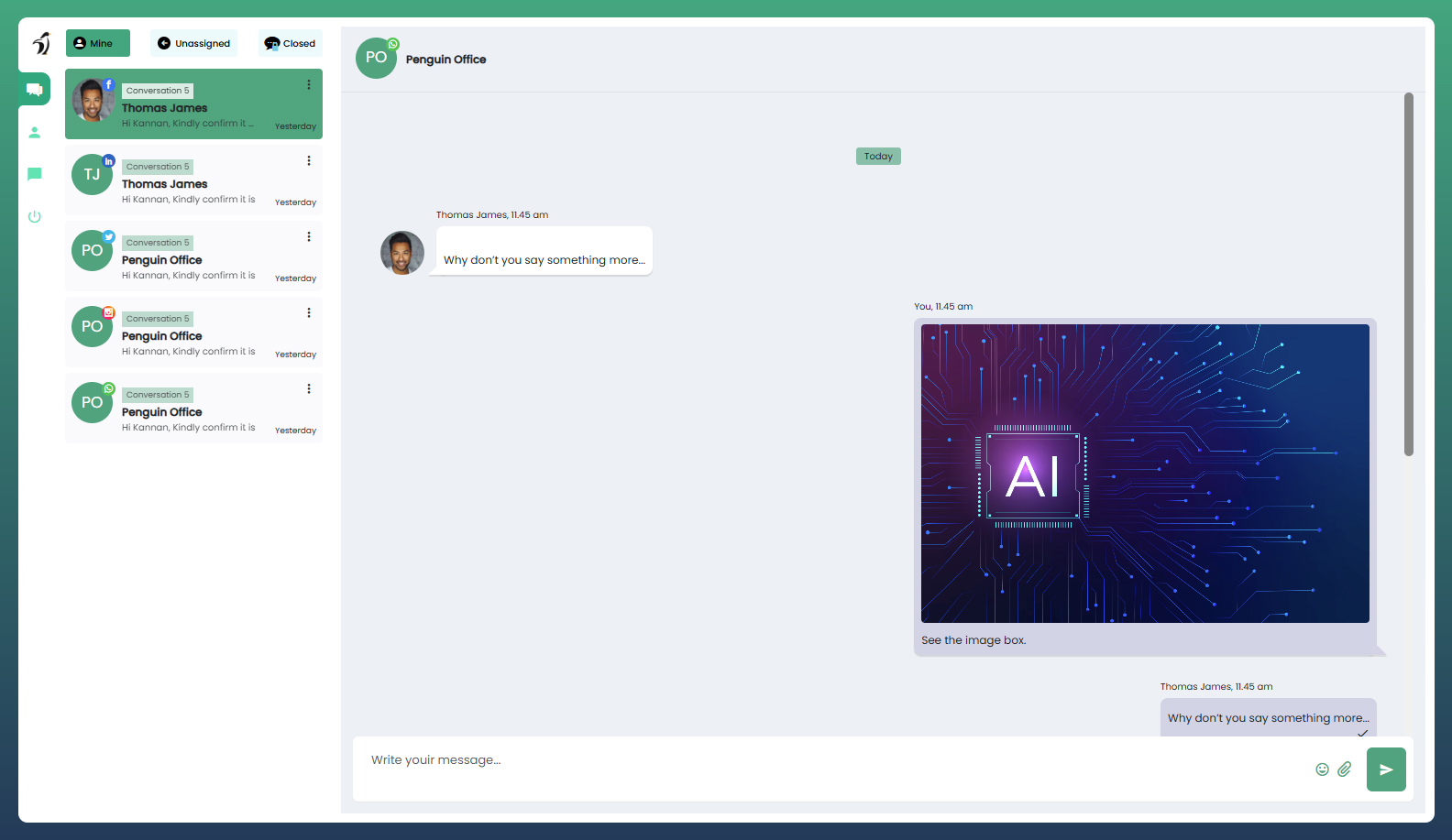 Penguin – Chat app like WhatsApp